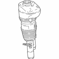 OEM BMW 640i xDrive Gran Turismo AIR SPRING STRUT, FRONT LEFT - 37-10-7-915-965