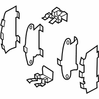 OEM 2004 Infiniti FX45 Hardware Kit - 44080-8H326