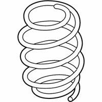 OEM 2018 BMW X2 REAR COIL SPRING - 33-53-6-866-775