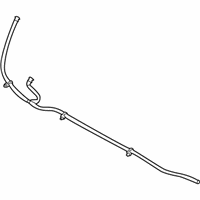 OEM 2008 BMW 128i Hose Line, Headlight Cleaning System - 61-67-7-837-557