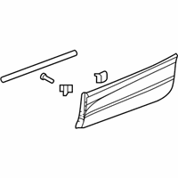 OEM 2017 Honda CR-V Garnish Assy., R. RR. Door (Lower) - 75313-TLC-A01