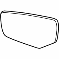 OEM 2022 Cadillac CT5 Mirror Glass - 84891544