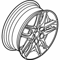 OEM 2012 Ford Fusion Wheel, Alloy - 9E5Z-1007-E