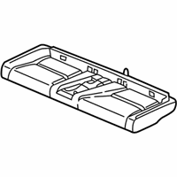 OEM 2005 Acura RSX Pad & Frame, Rear Seat Cushion - 82137-S6M-A01