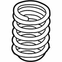 OEM 2008 BMW 328xi Front Coil Spring - 31-33-6-769-915