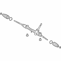 OEM 2022 Lexus UX200 Steering Gear Assembly - 45510-76060