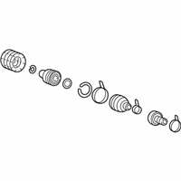 OEM 2002 Hyundai Sonata Shaft Assembly-Drive, RH - 49500-09850