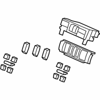 OEM 2012 Honda Pilot Control Assy., Auto Air Conditioner *NH834L* (HAIRLINE BIAS) - 79600-SZA-A11ZA