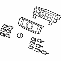 OEM Honda Pilot Control Assy., Heater *NH658L* (DJ INTERIOR SILVER) - 79500-SZA-A11ZA