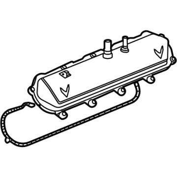 OEM 2021 Chevrolet Corvette Valve Cover - 12706989