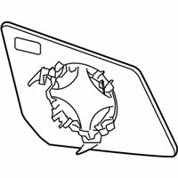 OEM 2017 GMC Acadia Limited Mirror-Outside Rear View (Reflector Glass & Backing Plate) - 22860756