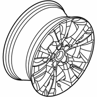 OEM 2011 Ford Taurus Wheel, Alloy - BG1Z-1007-A