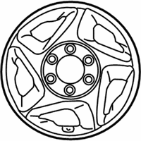 OEM 2002 Toyota Tacoma Wheel, Alloy - 42611-35170