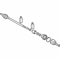 OEM 2013 Hyundai Sonata Shaft Assembly-Drive, RH - 49501-4R250