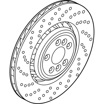 OEM 2022 BMW X5 BRAKE DISC VENTILATED, PERFO - 34-20-8-074-286