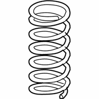 OEM 2013 Honda Crosstour Spring, Rear - 52441-TP6-A03