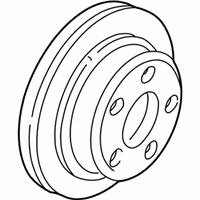 OEM 1995 Chevrolet Camaro Rotor Asm, Rear Brake - 19195720