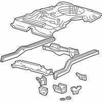 OEM 2005 Ford Taurus Rear Floor Pan - 4F1Z-5411215-AA