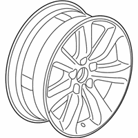 OEM 2015 Acura RLX Wheel Assembly, Aluminum (18X8J) (Tpms) (Hitachi) - 42800-TY2-A80