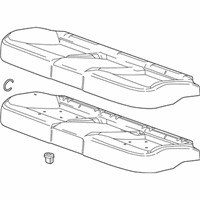 OEM 2017 Buick Verano Cushion Assembly - 23229216