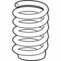 OEM 2016 Chevrolet Tahoe Coil Spring - 22845798