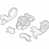 OEM 2016 BMW X6 Blower Motor With Housing - 64-11-9-272-650