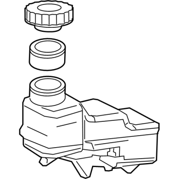 OEM 2021 Toyota Corolla Reservoir Assembly - 47220-02310