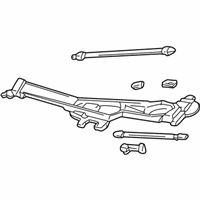 OEM 1998 Acura NSX Link, Front Wiper (Lh) - 76530-SL0-A01