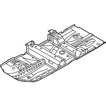 OEM 2021 Nissan Rogue Floor-Front, RH - 74320-6RR0A