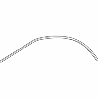 OEM 2003 Lincoln LS Weatherstrip - 1W4Z-5451822-AA