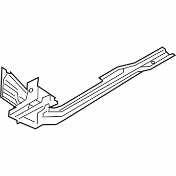 OEM 2021 BMW 330e REAR LEFT ENGINE SUPPORT - 41-00-7-486-627