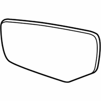 OEM 2019 Cadillac CT6 Mirror Glass - 23382873