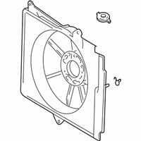 OEM Scion xA Fan Shroud - 16711-21030