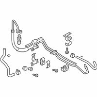 OEM 2003 Infiniti G35 Power Steering Hose & Tube Set - 49710-AM600