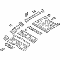 OEM 2020 Kia Niro Panel Assembly-Rear Floor - 65510G5300