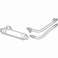 OEM Mercury Oil Cooler - 6W7Z-6A642-AA