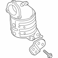 OEM Hyundai Genesis Coupe Exhaust Manifold Catalytic Assembly - 28510-2C650