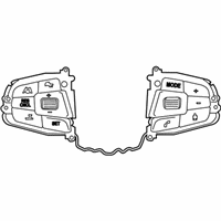 OEM 2018 BMW 640i xDrive Gran Turismo Multifunct Steering Wheel Switch - 61-31-7-854-183