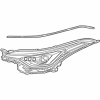 OEM Toyota C-HR Composite Headlamp - 81130-F4270