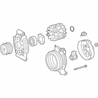 OEM 2021 Lexus LC500 Alternator Assembly With Regulator - 27060-38170