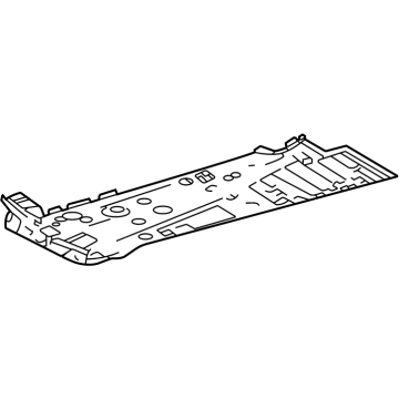 OEM 2021 Toyota RAV4 Prime Front Floor Pan - 58111-0R050