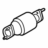 OEM 2012 Hyundai Genesis Coupe Catalytic Converter Assembly, Right - 28950-3CZH0