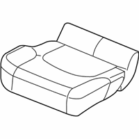 OEM Nissan Cushion Assembly - Front Seat - 87300-9BA5D
