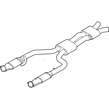 OEM 2021 BMW M4 RP CATALYTIC CONVERTER W.CEN - 18-30-9-503-712