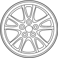 OEM 2020 Toyota Prius Prime Wheel, Alloy - 42611-47441