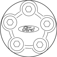 OEM 2001 Ford Ranger Wheel Cap - YL5Z-1130-BA