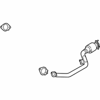 OEM 2015 Hyundai Genesis Left Muffler Assembly - 28600-B1320