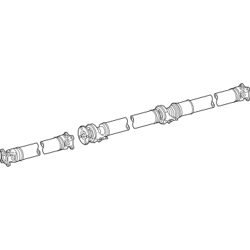 OEM 2022 Lexus NX250 SHAFT ASSY, PROPELLE - 37100-78010