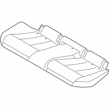 OEM 2022 BMW M4 FOAM SECTION, SEAT - 52-20-7-496-205