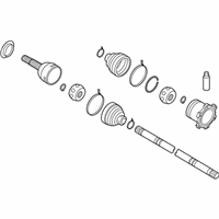 OEM 2009 Nissan GT-R Shaft Assy-Rear Drive - 39600-80B0C